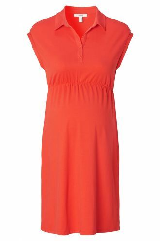 Jurk met voedingsfunctie - Red