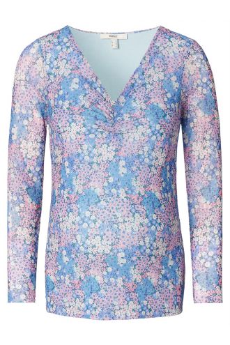 Langarmshirt - Light Blue