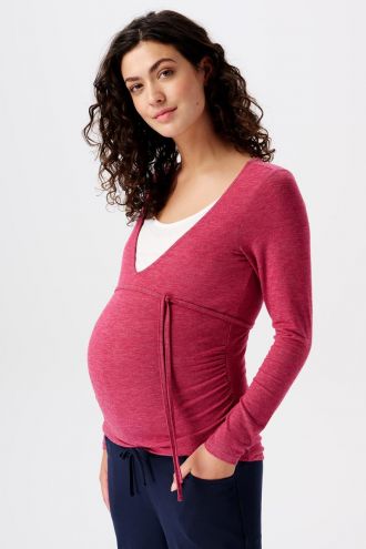 Esprit Still-Shirt - Berry