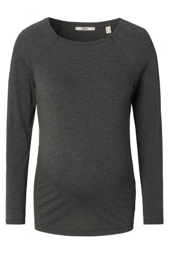 Esprit Still-Shirt - Anthracite Melange