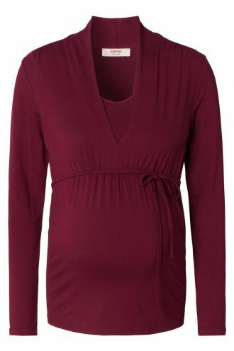 esprit Still-Shirt - Plum red