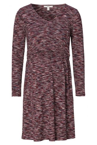 Still-Kleid - Plum red