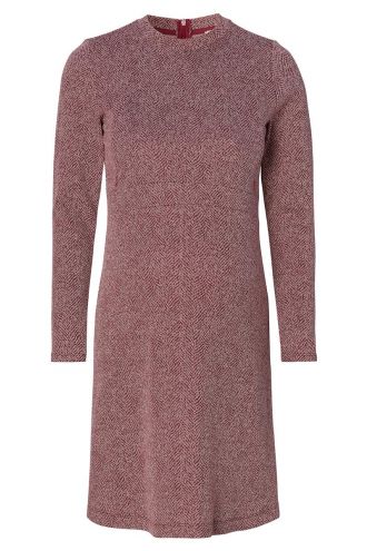 Still-Kleid - Plum red