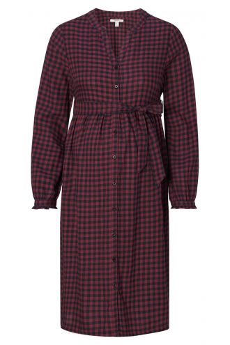 Still-Kleid - Plum red