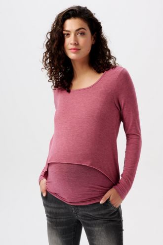 Esprit Still t-shirt - Dark Old Pink