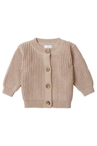 Noppies Baby Cardigan Blaine - Warm Taupe