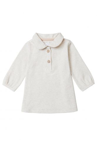 Noppies Baby Dress Charleston - Oatmeal
