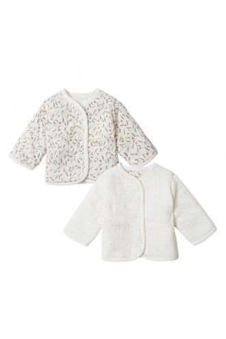 Noppies Jacke Cypress - Reversible - Whitecap Gray