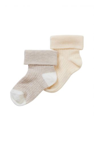 Noppies Socks (2 pairs) Breese - Oatmeal