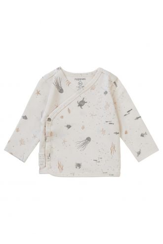Noppies Baby Longsleeve Brooks - Whisper White