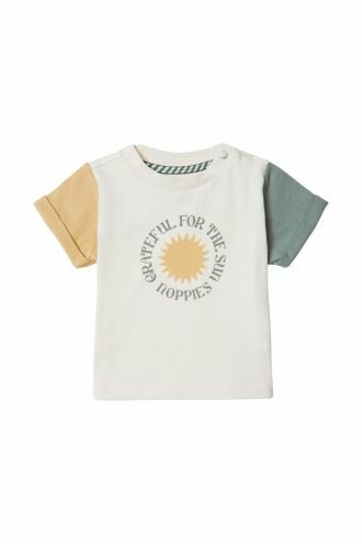 Noppies Baby T-shirt Bisbee - Whitecap Gray