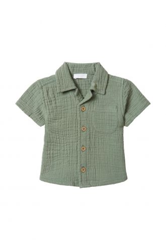 Noppies Baby Shirt Ballville - Agave Green