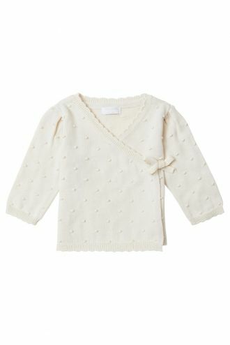Noppies Baby Cardigan Cat - Whitecap Gray
