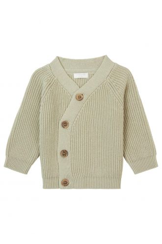 Noppies Baby Cardigan Geldo - Moss Gray Noppies Baby Cardigan Geldo - Moss Gray