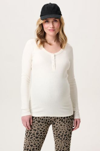 Noppies Maternity T-shirt d'allaitement Odense - Cream