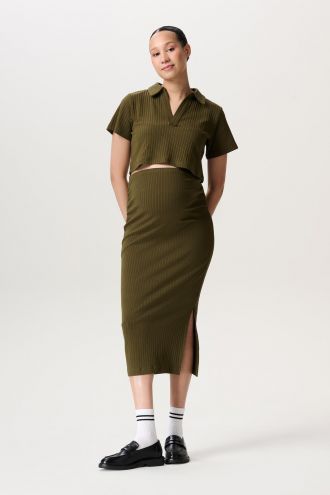 Noppies Maternity Jupe Herlev - Dark Olive
