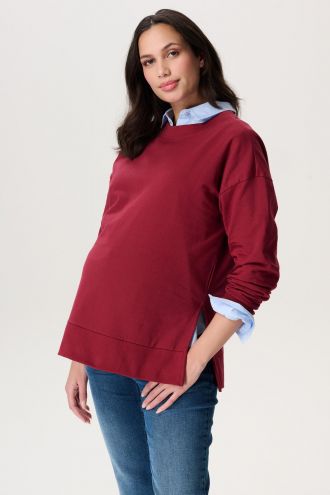 Noppies Maternity Pull d'allaitement Alta - Tibetan Red