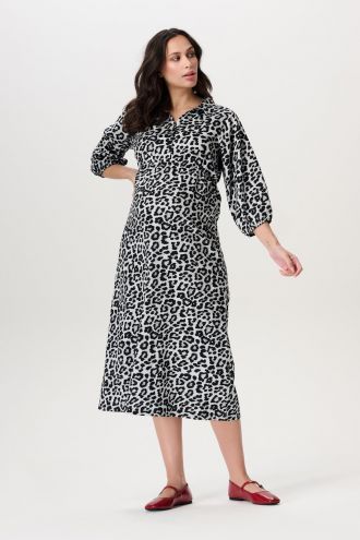 Noppies Maternity Robe d'allaitement Pilar - Allover Leopard