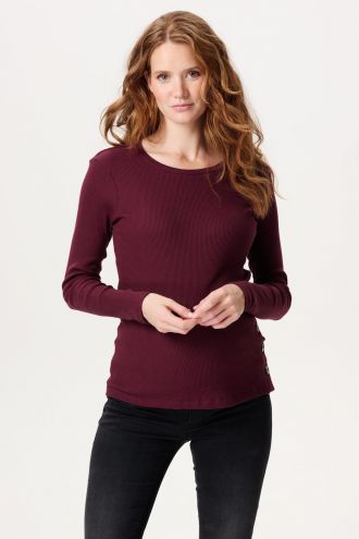 Noppies Maternity T-shirt d'allaitement Aarhus - Fig
