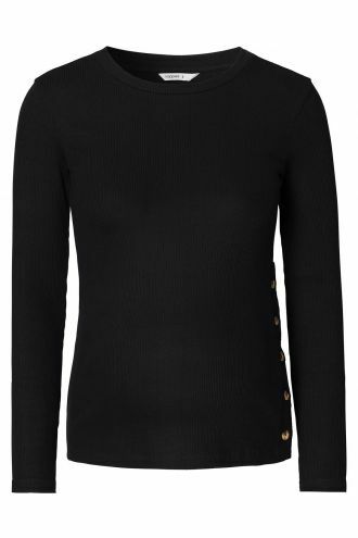 Noppies Maternity T-shirt d'allaitement Aarhus - Black