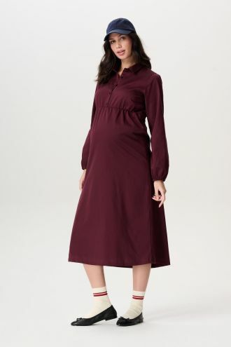 Noppies Maternity Robe d'allaitement Odda - Fig