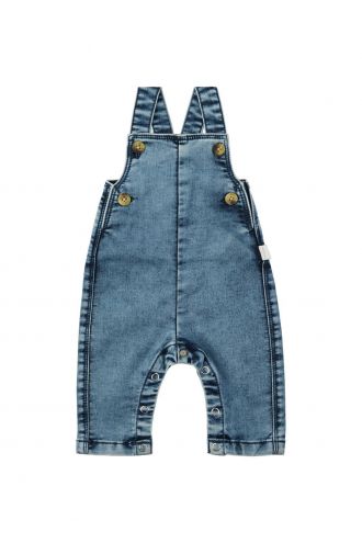 Noppies Baby Jeans tuinbroek Ocampo - Blue Light Wash