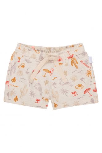 Noppies Baby Shorts Otilio - Tropical pattern Off white