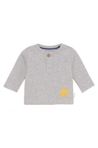Noppies Baby Longsleeve Sabis - Grey Melange