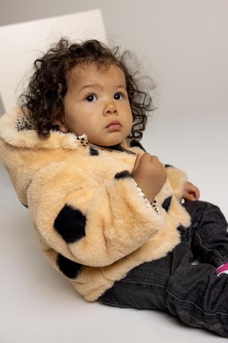 Noppies Baby Manteau d'hiver Metairie - Reversible - Wheat