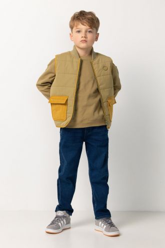 Noppies Kids Bodywarmer Ramsey - Dried Herb