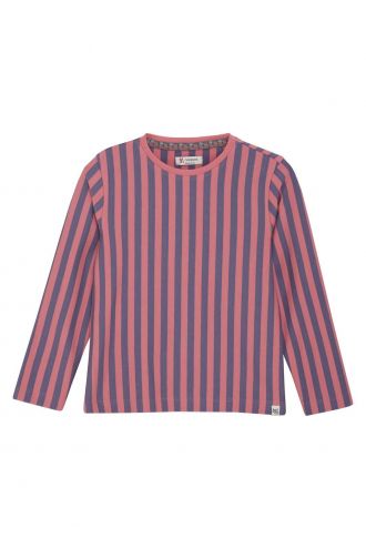 Noppies Kids T-shirt manches longues Piedmont - Stripe Pattern Pink
