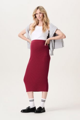 Noppies Maternity Rok over the belly - Tibetan Red