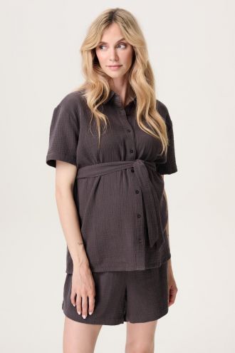 Noppies Maternity Blouse - Forged Iron