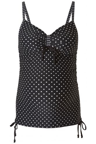 Noppies Tankini top Dot - Black