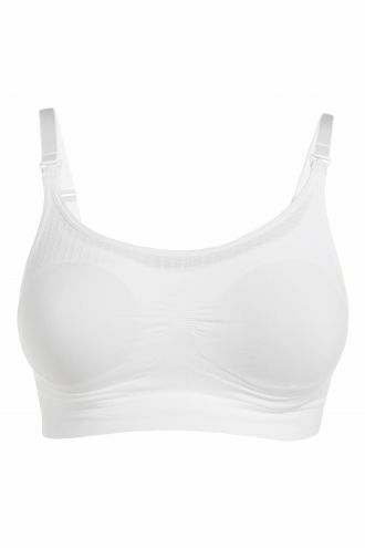 Soutien gorge allaitement sans couture - White