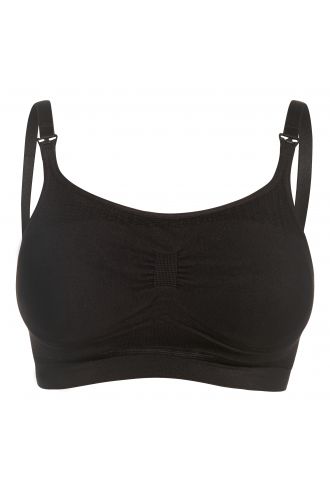 Soutien gorge allaitement sans couture - Black