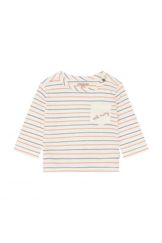 Noppies Baby Longsleeve stripe - Egret