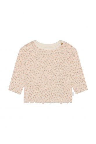 Noppies Baby Longsleeve all over print - Egret