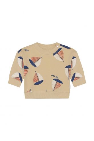 Noppies Baby Sweat all over print - Egret