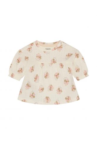 Noppies Baby Robe all over print - Egret