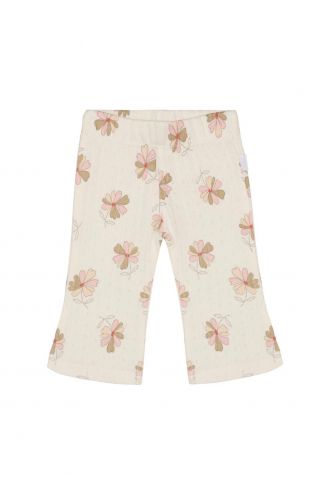 Noppies Baby Legging flared all over print - Egret