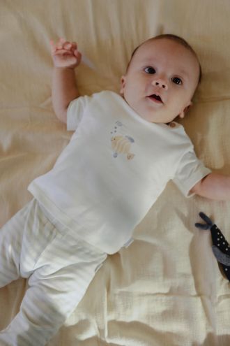 Noppies Baby T-shirt - Egret