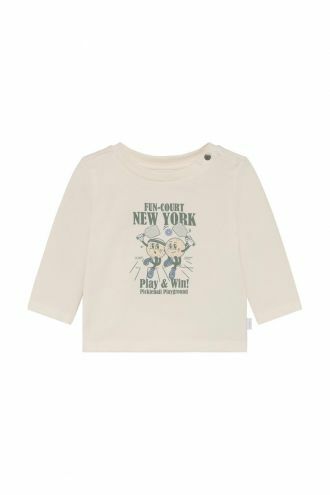 Noppies Baby Longsleeve - backprint - Egret