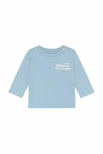Noppies Baby Longsleeve - backprint - Dusty Blue