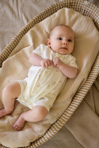 Noppies Baby Grenouillère all over print - Egret