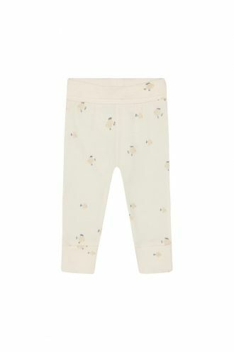 Noppies Baby Broek slim fit all over print - Egret