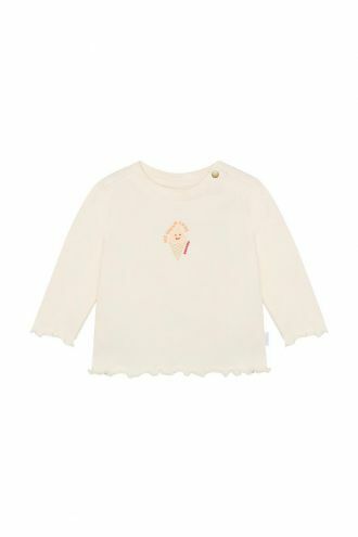 Noppies Baby Longsleeve - backprint - Egret