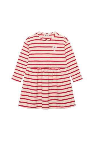 Noppies Kids Kleid stripe - Bone White