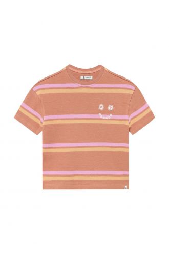 Noppies Kids T-shirt stripe - Cork