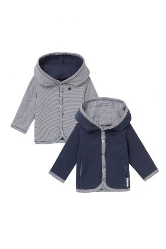 Noppies Cardigan Joke - Reversible - Navy